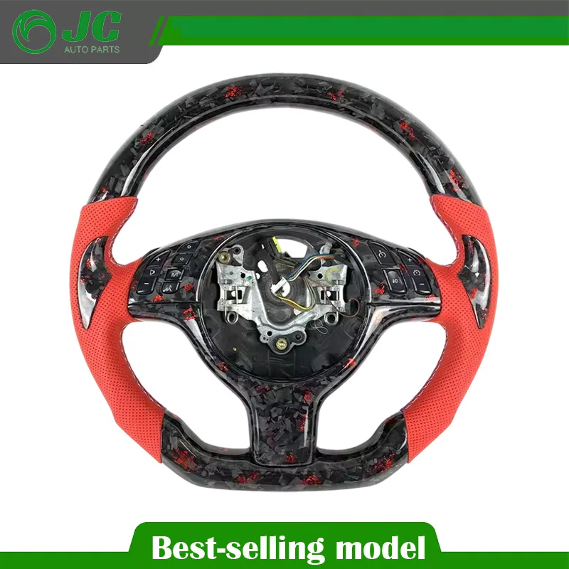 

Кованое рулевое колесо из углеродного волокна для BMW E90 E91 E92 E93 E81 E82 E87 E88 X1 X5 X6 E70 E71 E84 Обновление аксессуаров для интерьера