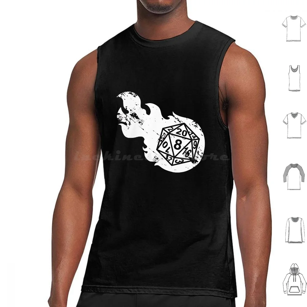 

D20 Rpg Tank Tops Vest Sleeveless And D D Gamer Girl Tabletop Gaming Tabletop Rpg D20 Rpg Games Fantasy Gamer Role Playing
