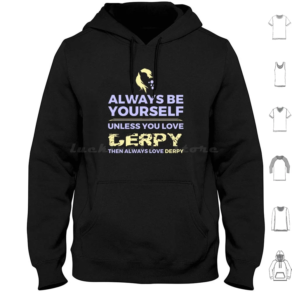 سترة بغطاء للرأس من Always Love Derpy بأكمام طويلة My Little Mlp Friendship Is Magic Equestria Ponies Princess Celestia Princess