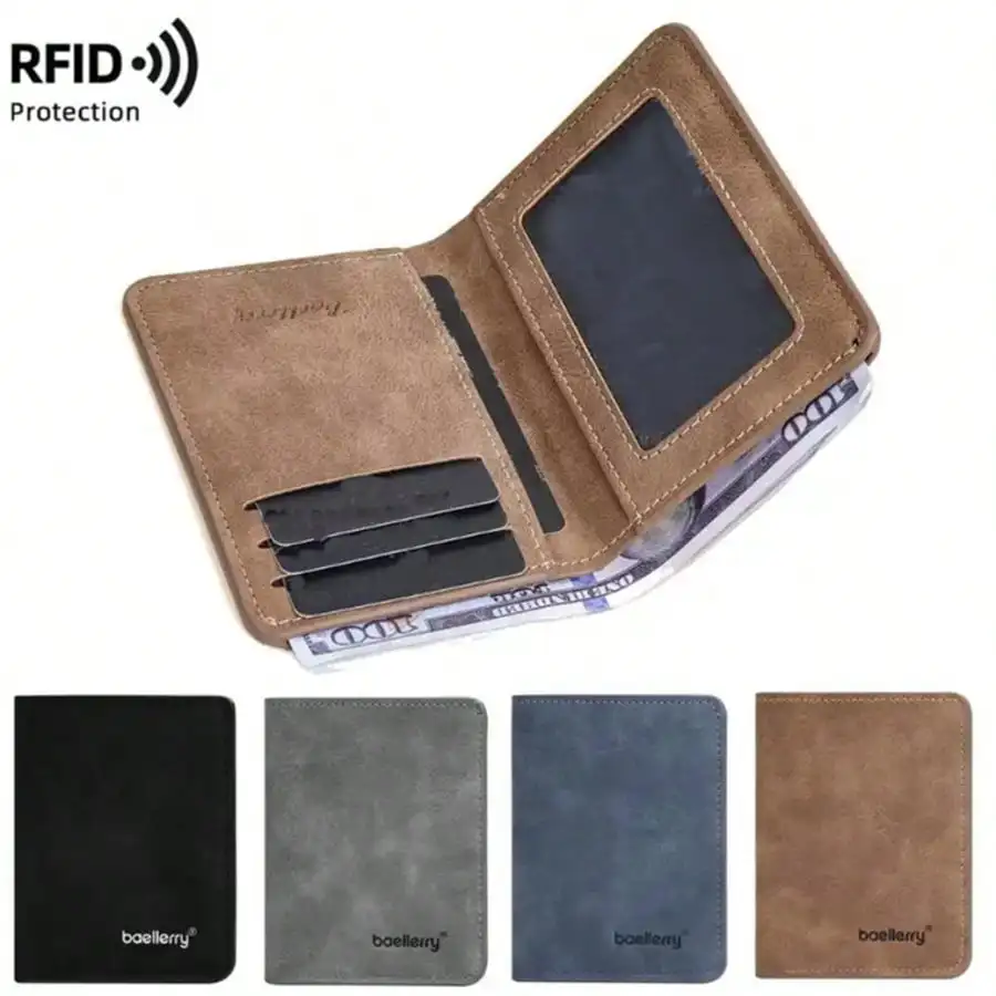 

Thin Sanded Leather Multi-Card Driver's License Card Holder Simple Casual New Business Multi-Function Bifold Men's Short Wallet Waller Purse Men Coin Purse For Men Gift For Men Funny Gift Small Gifts Gift Ideas Birthday Gifts For Men Gift For Husband