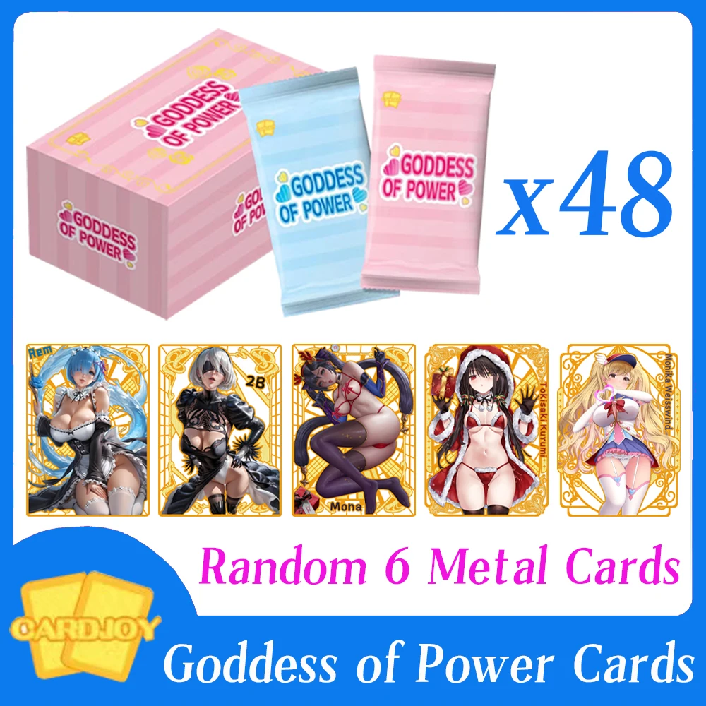 Wholesale New Goddess Of Power Collection Cards Waifu Box Table Toy Game Flash Card Child Kids Birthday Gift for Family Christm