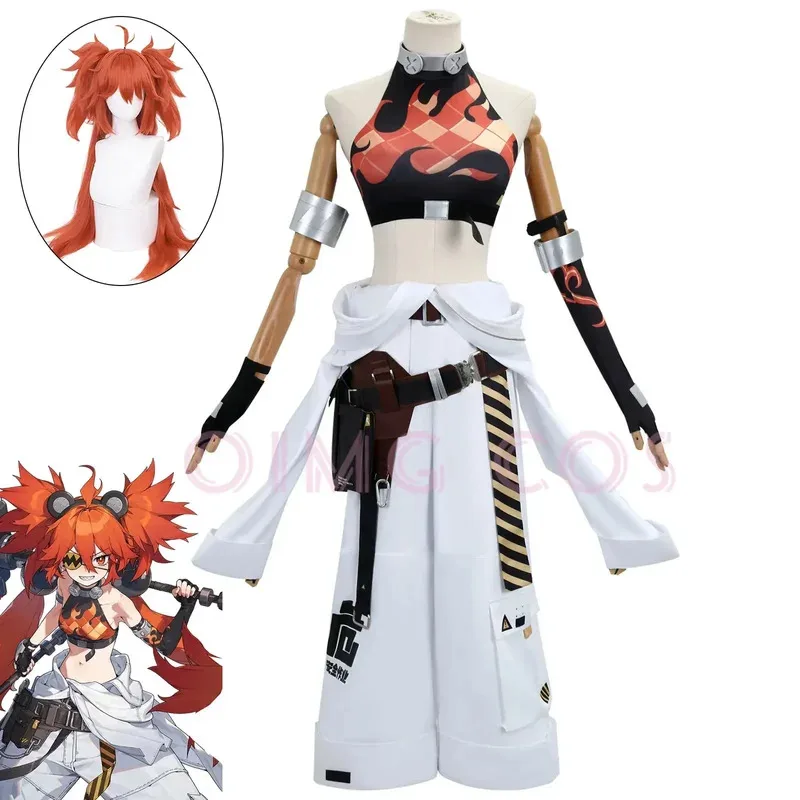 

DY2025Koleda Belobog Cosplay Costume Zenless Zone Zero Carnival Uniform Wig Anime Halloween Costumes Women Game