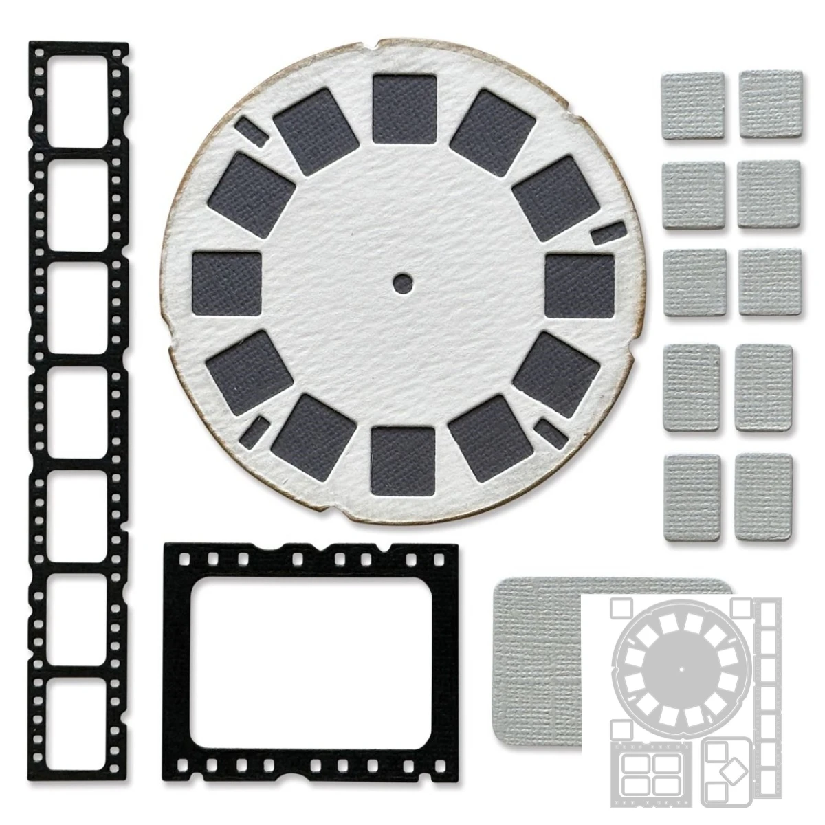 2024 April New Film Picture Show Metal Cutting Dies Scrapbooking For Paper Greeting Card Making no Clear Stamps