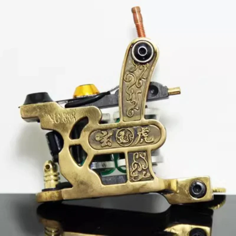 

Xuanhu High Quality Pure Copper Handmade Tattoo Cutting Line Tattoo Coil Machine Motor Non-Ironing Power Strong Pen Shrapnel