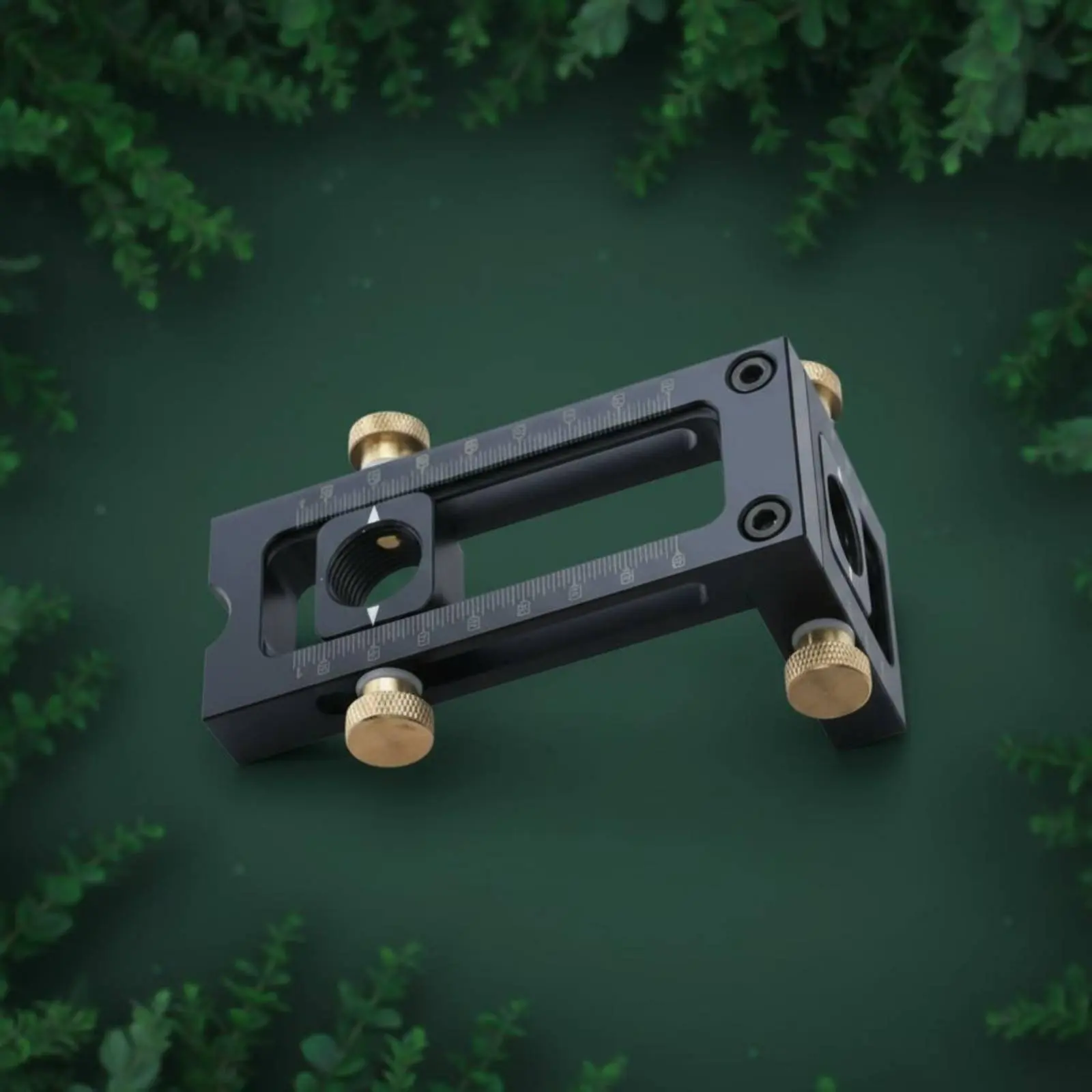 Hole Positioning Jig Adjustable Wood Drilling Guide Dowel Drilling Template Aluminum Alloy Tool Accessory for Furniture Making view 6