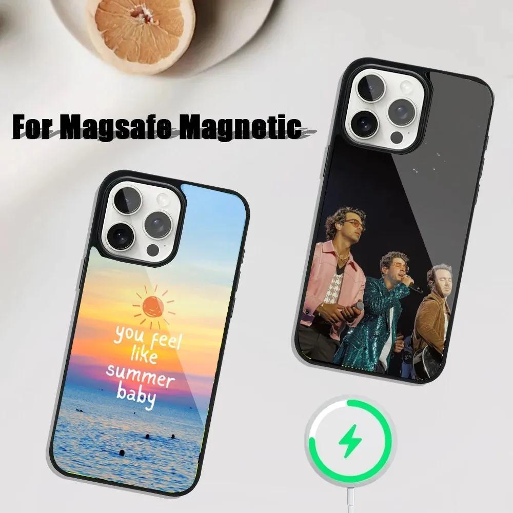 J-Jonas Band B-Brothers Phone Case For iPhone 16,15,14,13,12,11,Plus,Pro,Max Mini Magsafe Magnetic Wireless Charging