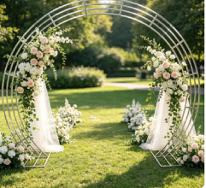 Wedding Party Supply Store - Łuk ślubny półokrągły 2,4 m (7,9