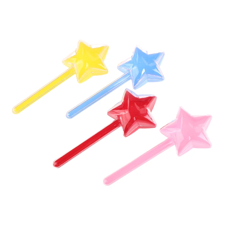 1pc Creative Magic Wand Five-Pointed Star Plastic Candy Box Gift Packaging Candy Holder Sugar Boxes Christmas Party Favors