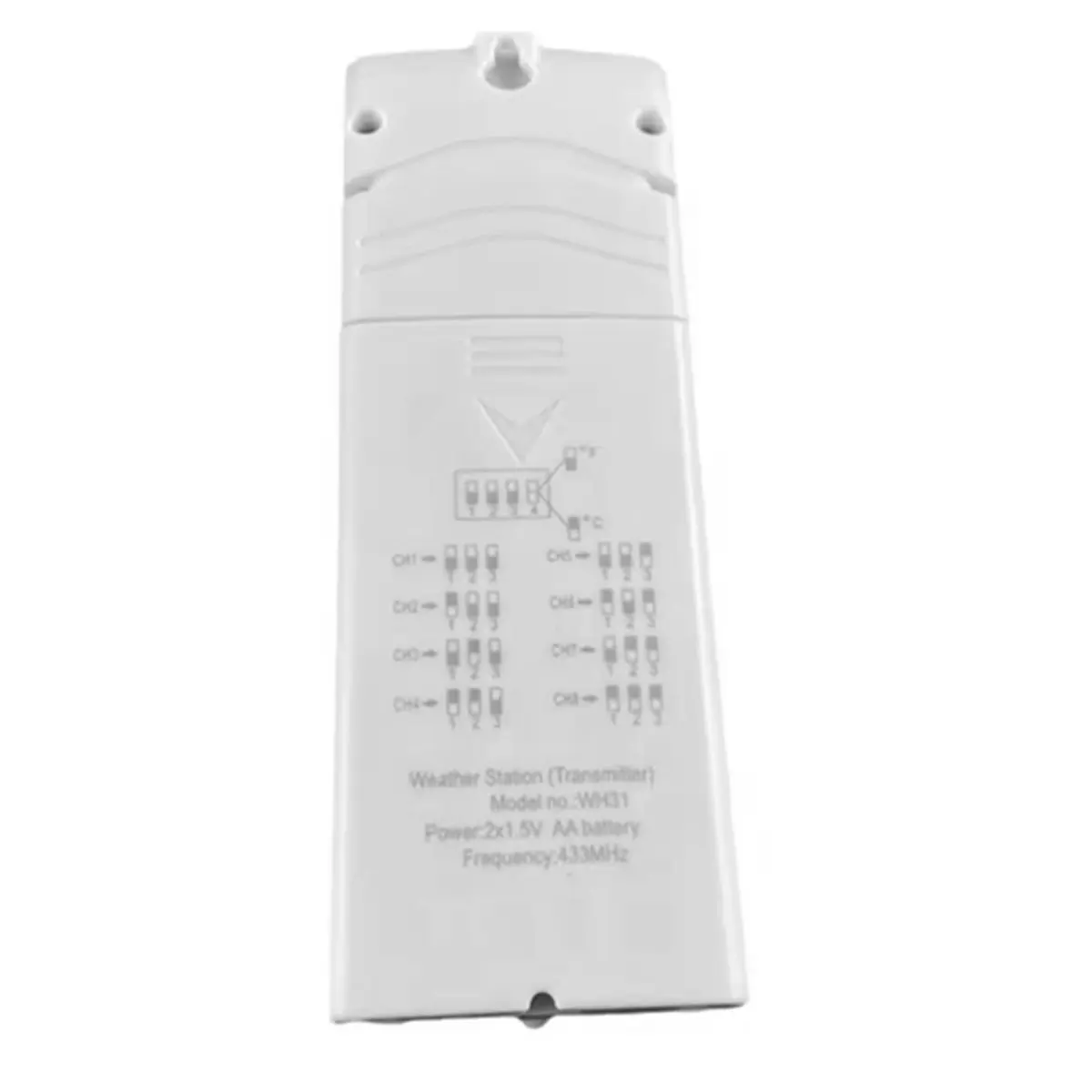 For 433Mhz WH31 Multiple Channel Sensor for Wireless Weather Station, 433Mhz Temperature, Humidity