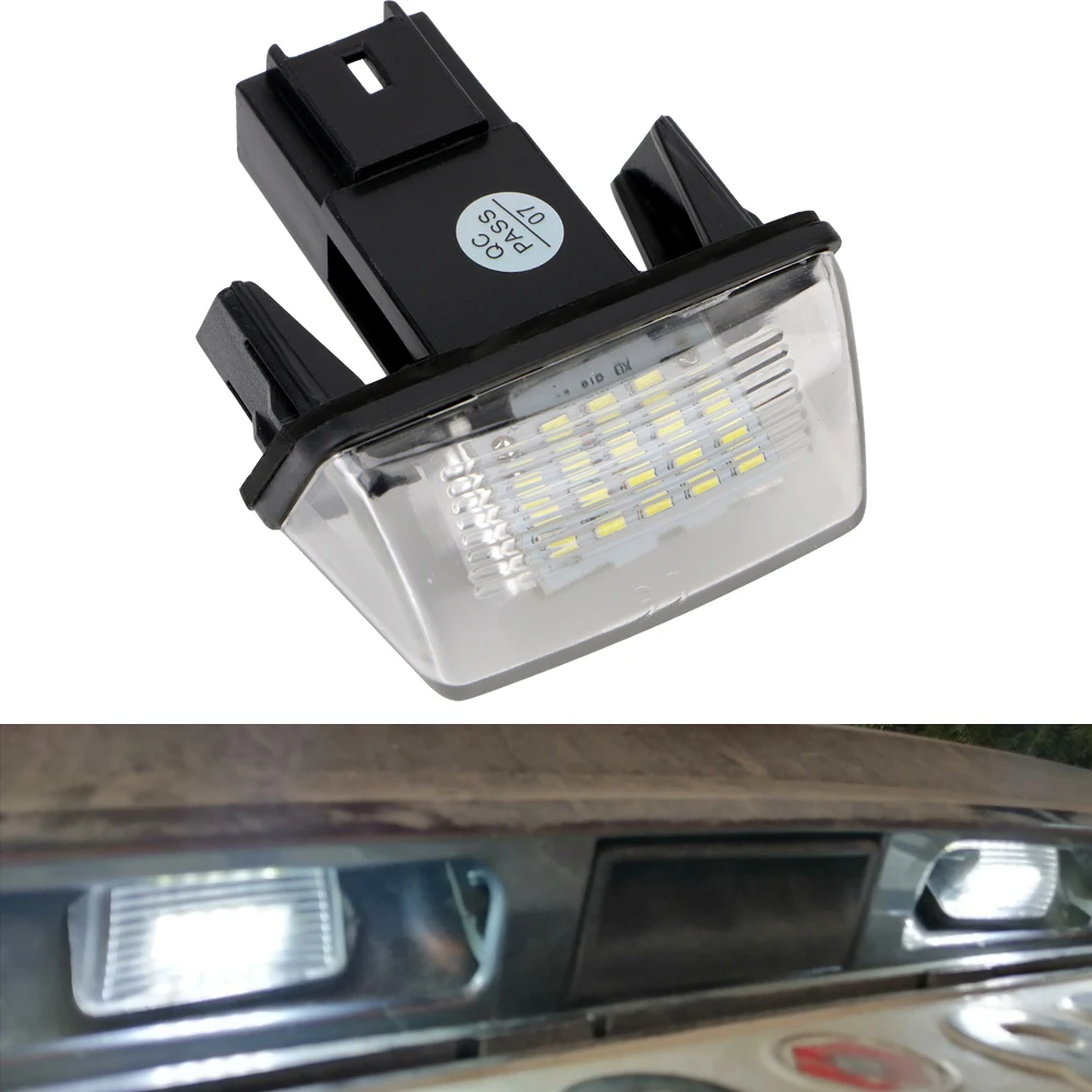

License Number Plate Light Error free For Peugeot 206 207 306 307 308 5008 LED For Citroen C3 C4 C5 Berlingo Saxo Xsara Picasso