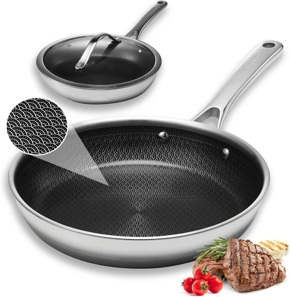 

10 inch Ceramic Stainless Steel Frying Pan