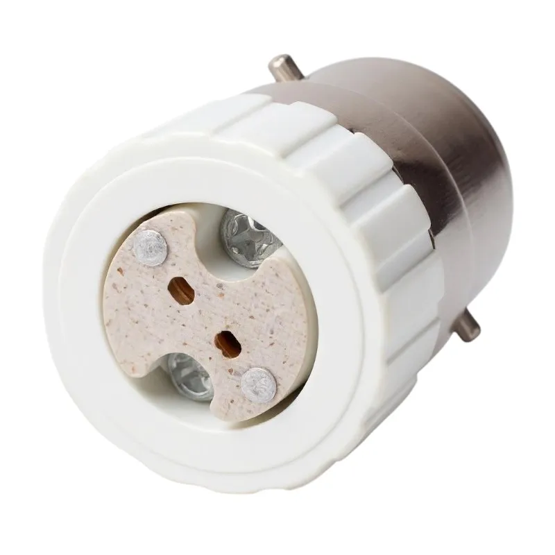 B22 to MR16 MR11 G4 G6.35 Lamp Holder Converters Lamp Base LED Light Lamp Bulb Adapter Screw Socket Ceramic PBT Flame Resistant