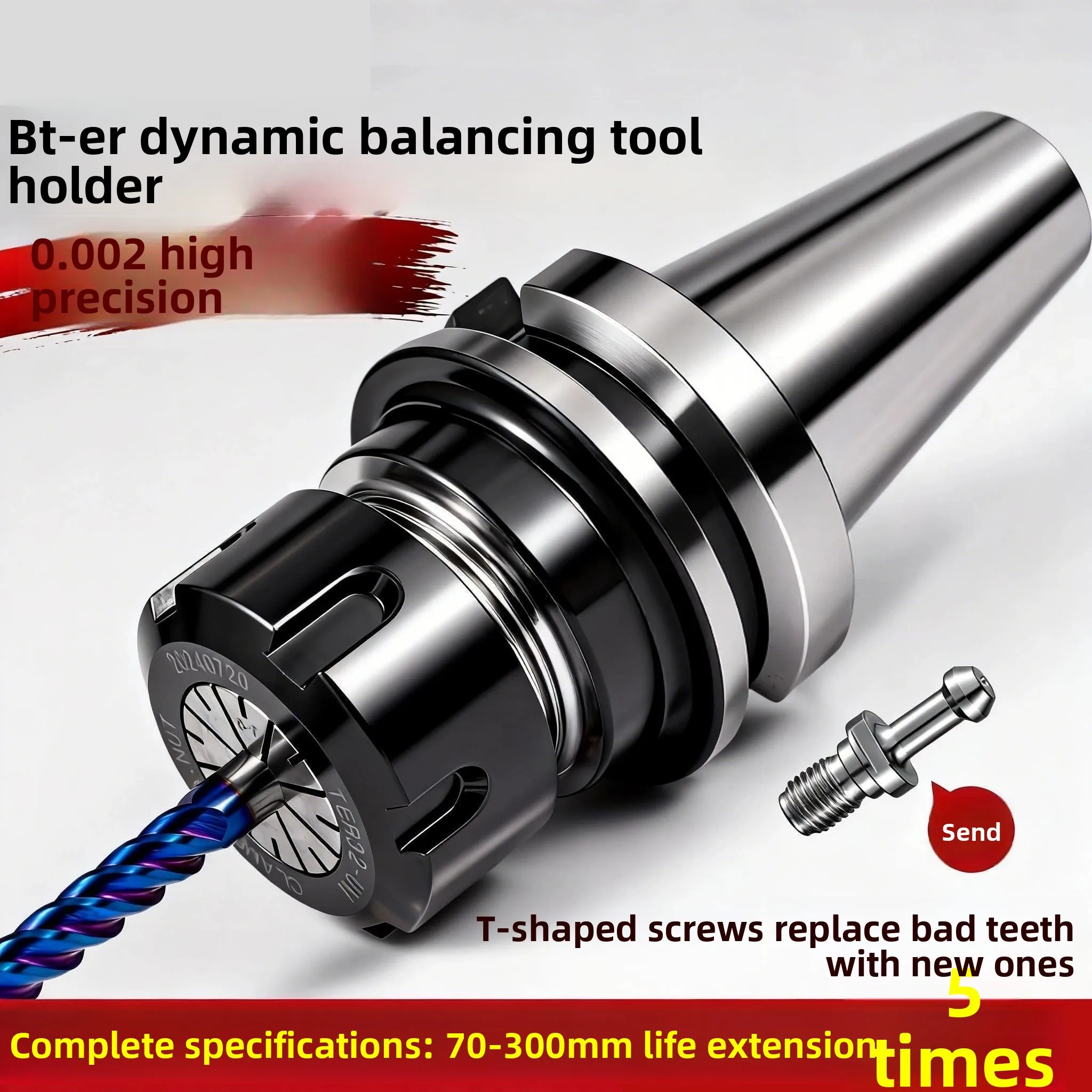 centre-d'usinage-a-commande-numerique-bt40-avec-tige-er-mandrin-de-fraisage-bt50-pince-er32-equilibrage-dynamique-de-haute-precision-er25