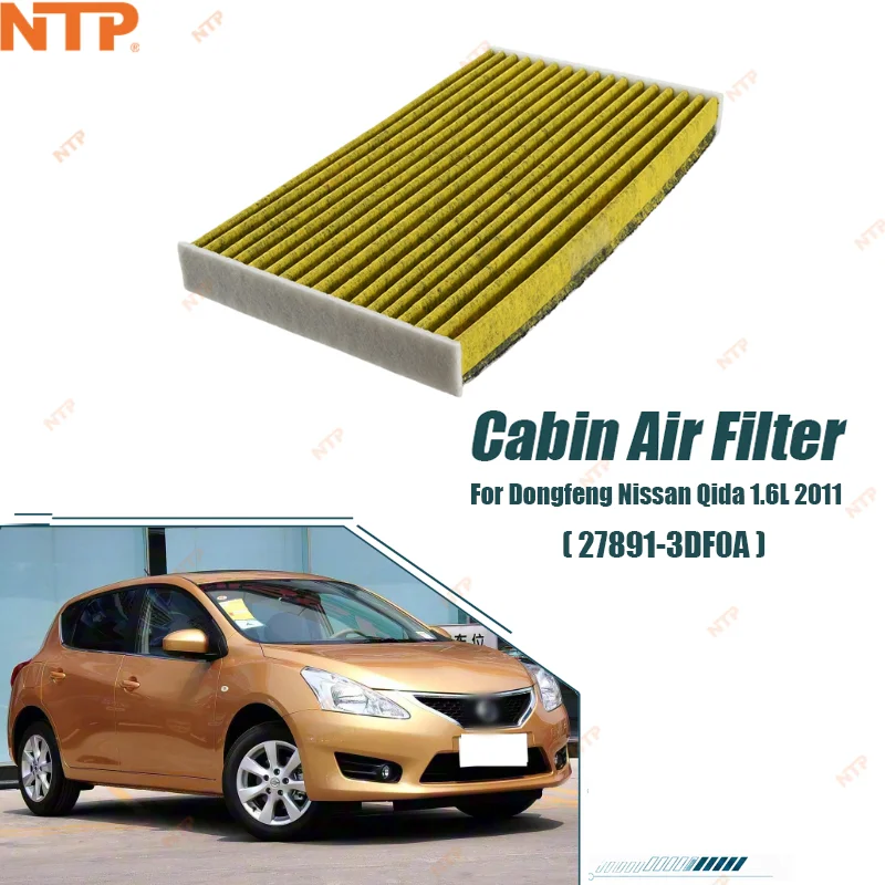 

Cabin Air Filter Intake Filter Replacement With Activated Carbon For Nissan Tiida 1.6 Qida Livina Car Accessori 27891-ED50A-A129