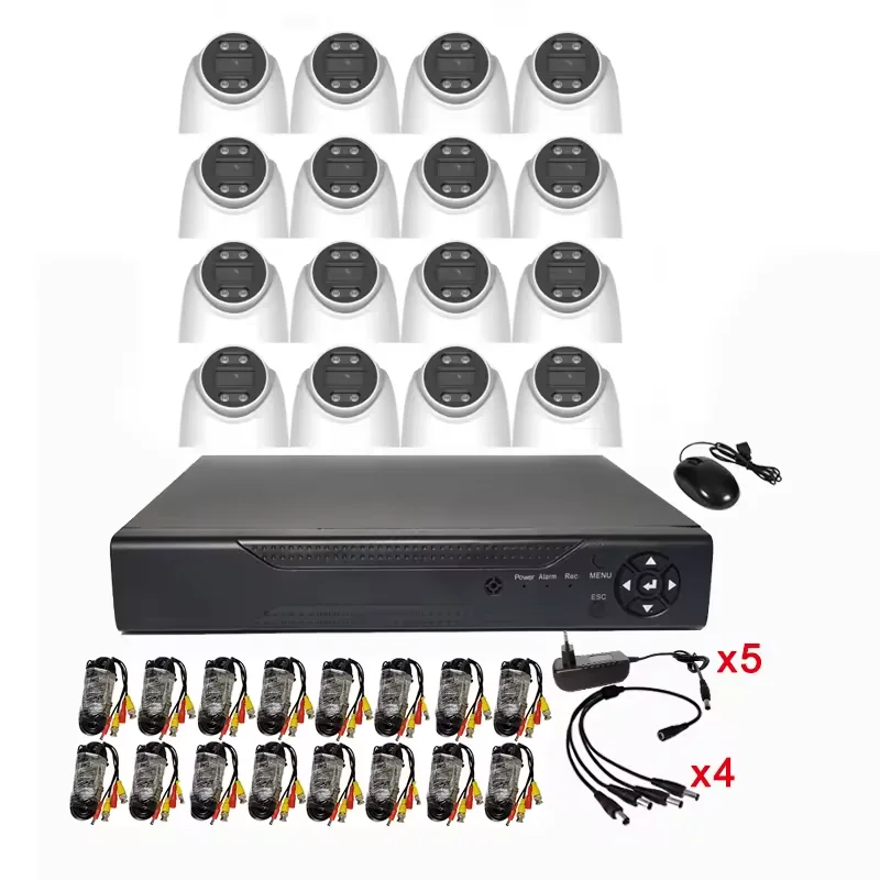 4/8/16/ Ch AHD DVR Kit 5MP CCTV Security Camera System Video Surveillance System Bullet Camera Night Vision