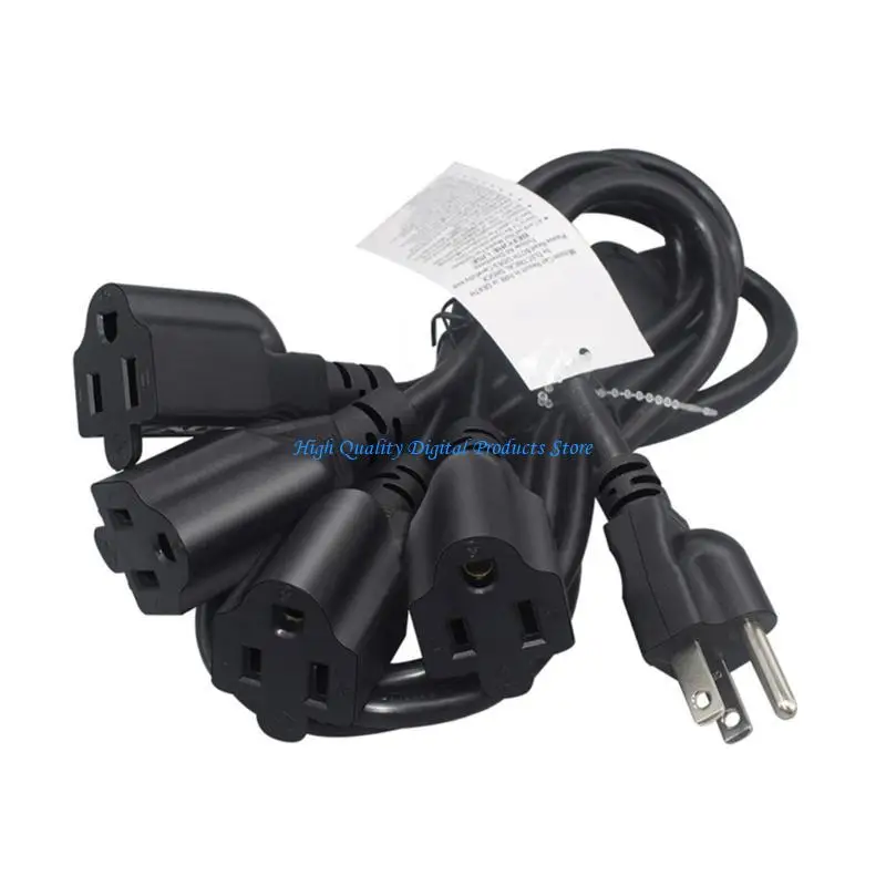 

U2JE 3Prong 5-15P Male to 3Pole 5-15R Female Power Adapters Cable for Computer