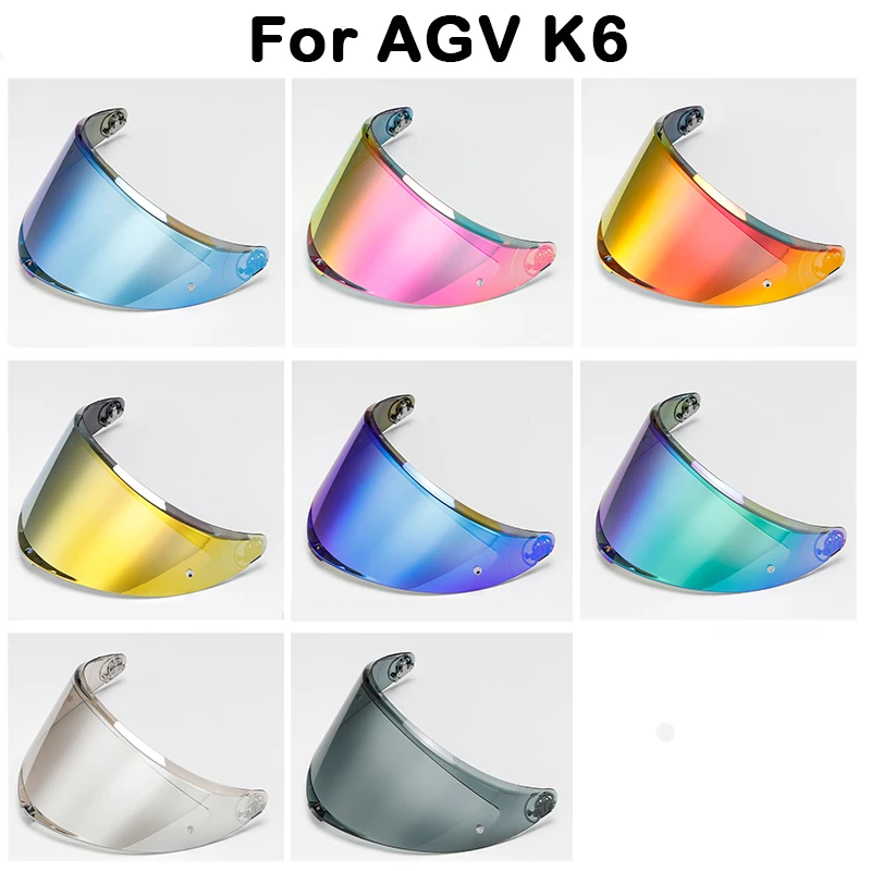 

Motorcycle Helmet Shields Replacement for AGV K6 K6S Visor Helmet Windshield Uv Protevtion Viseira Capacete Cascos Accessories