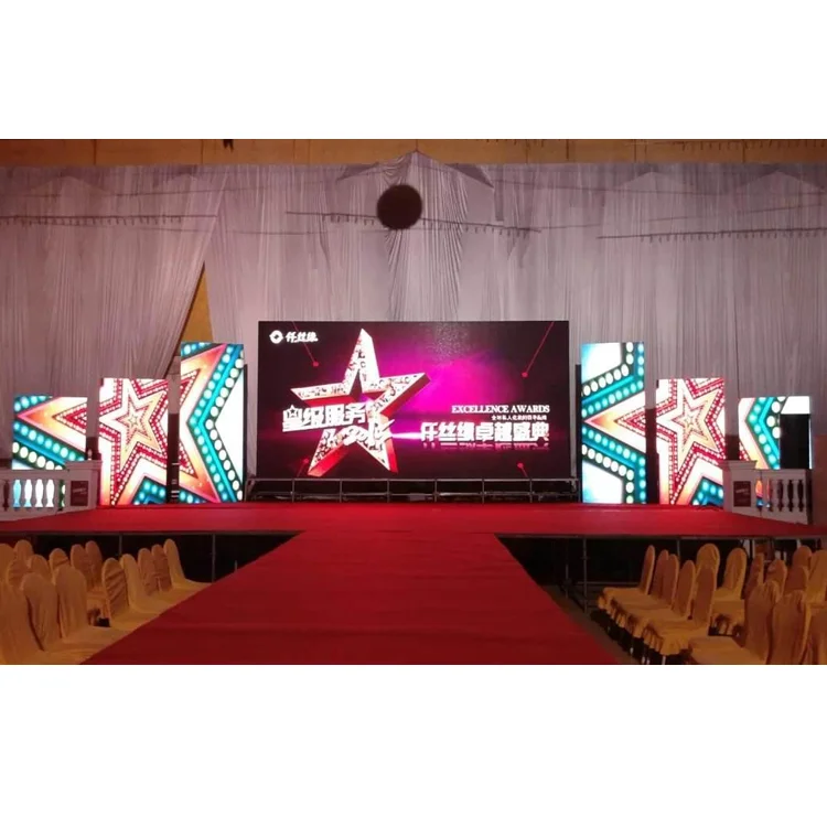 Outdoor Stage Rental Waterproof Events LED Screen Display P2 P2.6 2.6mm LED Video Wall for Sports Football Match