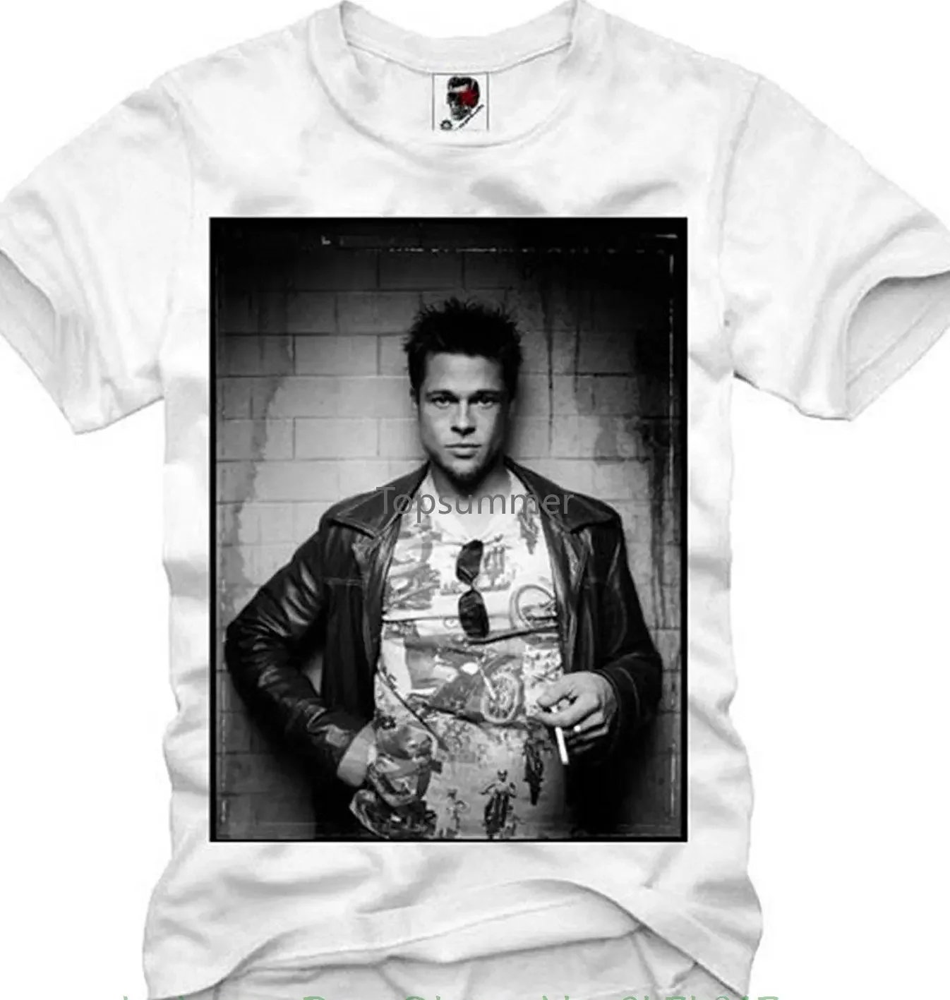 Summer Short Sleeves New Fashion T-Shirt T-Shirt Fight Club Brad Pitt Tyler Durden Oversized Graphic Tshirts for Women