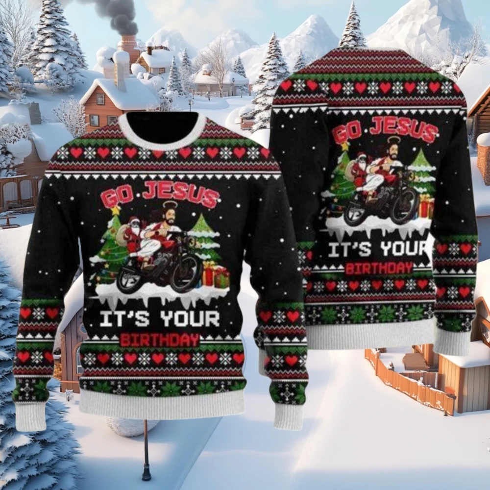 

Funny Santa Claus Graphic Christmas Sweatshirts for Men Fashion Autumn Winter 3D Print Hoodie Casual Oversized Pullover Clothing