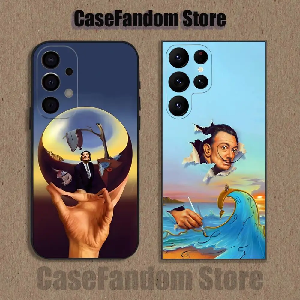 

S-Salvador D-Dali Art For Samsung Phone Case S26,S25,S24,S21,S22,S23,S30,Ultra,S20,Plus,Fe,Lite,5G Black Cover