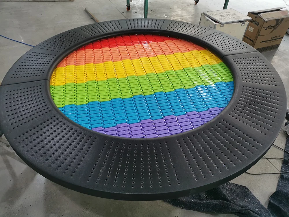2026 Custom Design Inground Safe Trampoline Park Outdoor Amusement Play Equipmentpromote sales