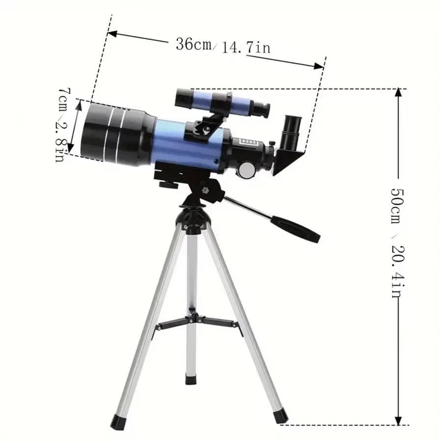 N-Telescope Astronomical 30070 HD Professional Monoculars Photograph Bak4 Prism For Watching The Moon And Stars Stargazing Gift