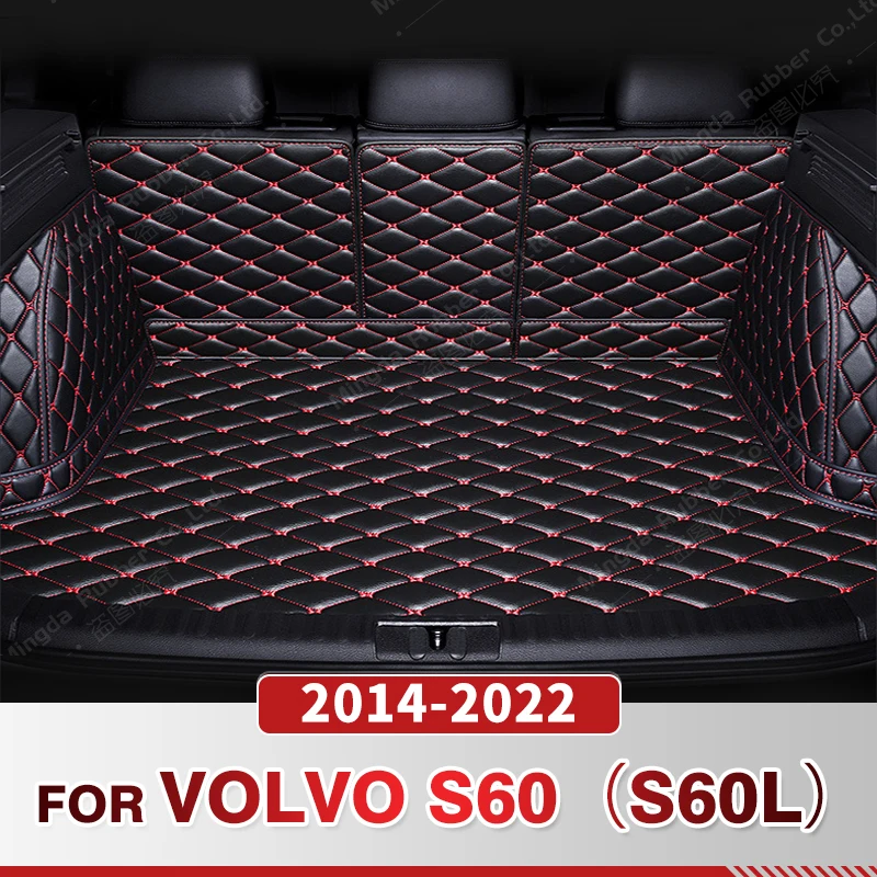 

Auto Full Coverage Trunk Mat For Volvo S60（S60L）2014-2022 21 19 18 17 16 15 Car Boot Cover Pad Interior Protector Accessories