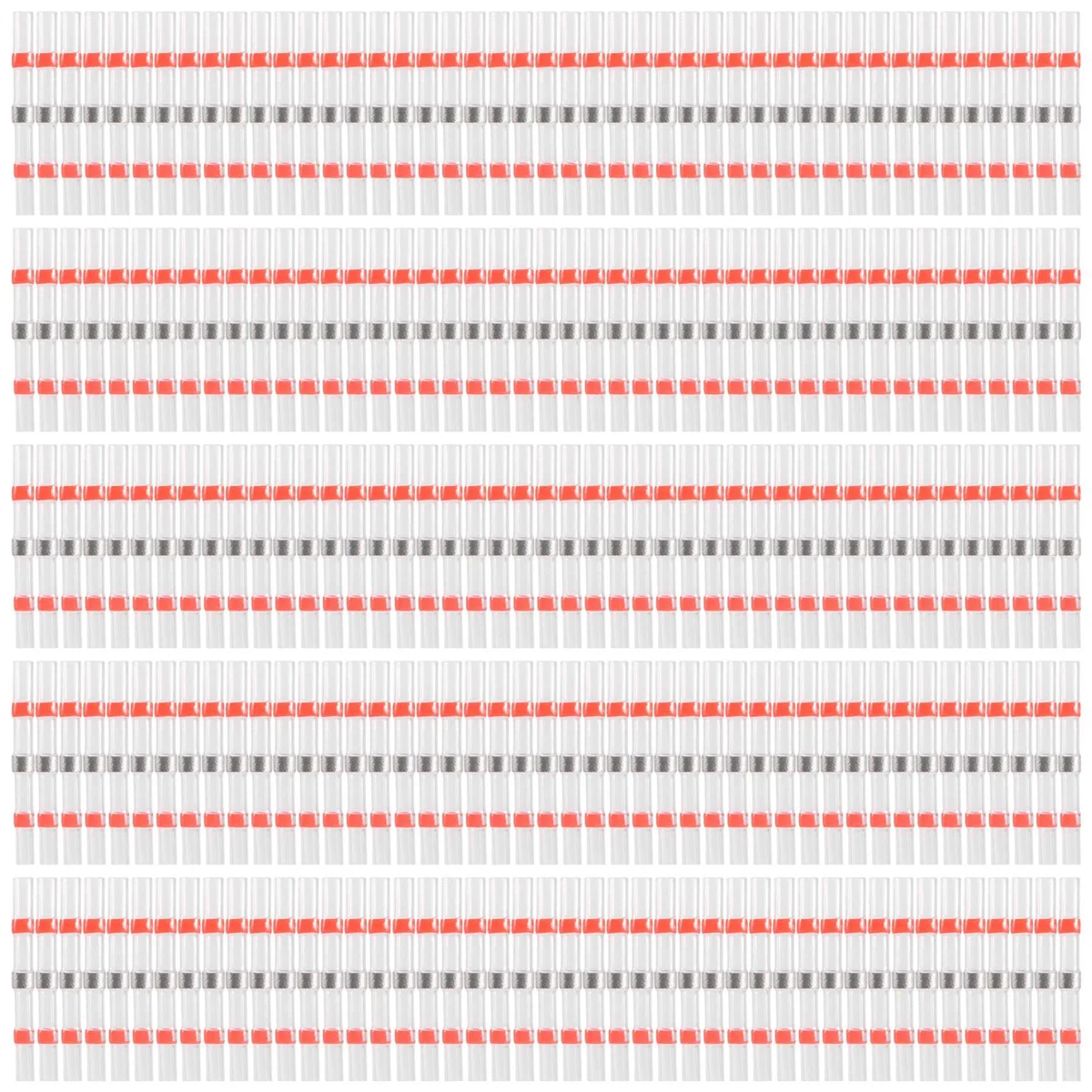 500 Pieces 22-18 AWG Red Solder Seal Wire Connectors Solder Heat Shrink Waterproof Wire Connectors Electrical Terminals