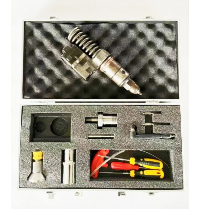 For Detroit Diesel Injector Disassemble Fixture Clamp Fuel Nozzle Open Pressure Adaptor Stroke Measuring Repair Tool