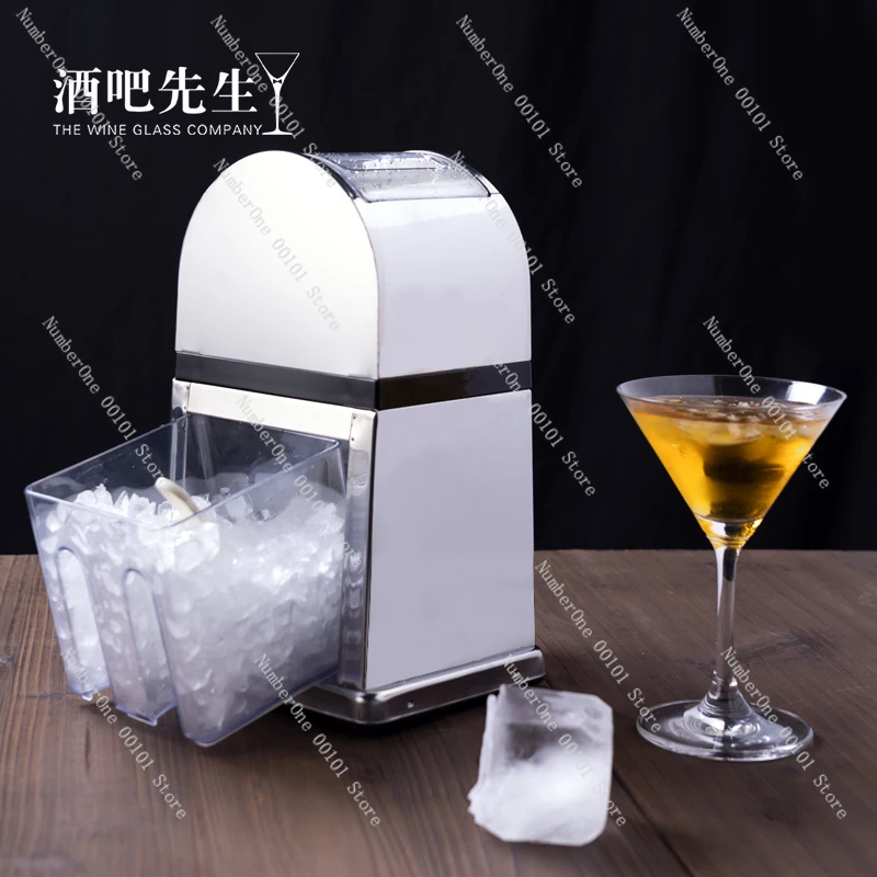 Tin Alloy Hand Ice Crusher Household Cocktail Hand Cube Granulator, Crusher