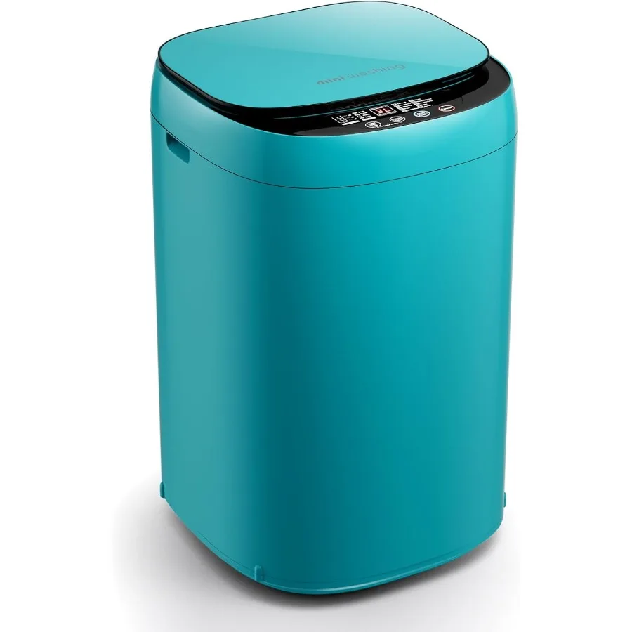 

Portable Washing Machine 7.7lbs Capacity All-in-One Washer Spinner Combo with Drain Pump 0.78 Cu.ft Laundry Washer with 10 Prog