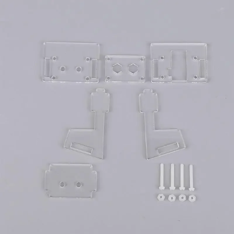 Transparent Acrylic Camera Holder - Support Bracket & Case for Official Camera V2 | Compatible with Pi 4B/3B/Zero