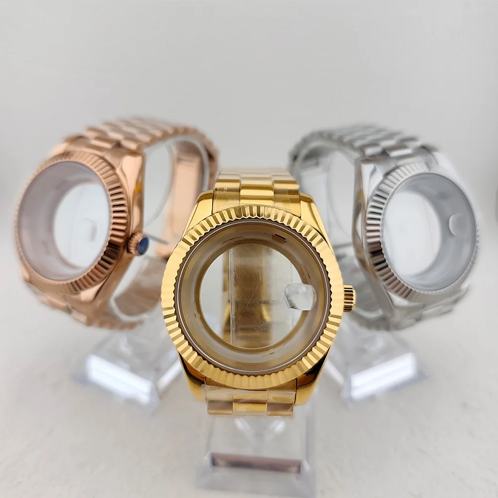 36MM 39MM 41MM Gehäuse Miyoda 8285 Uhr 904L Edelstahlarmband Saphirglas und Edelstahlgehäuse Zubehör für 8285 Uhrwerk – Detail 1