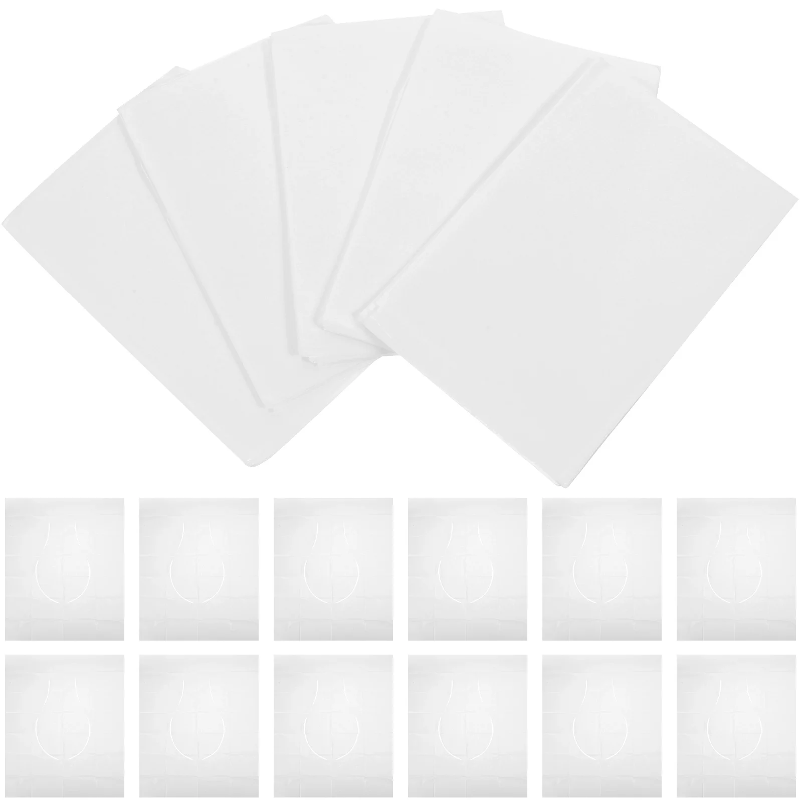 

5 Packs Disposable Toilet Seat Covers Sanitary Wood Pulp Travel Bathroom Accessories Lightweight Portable Outdoor Hotel Use