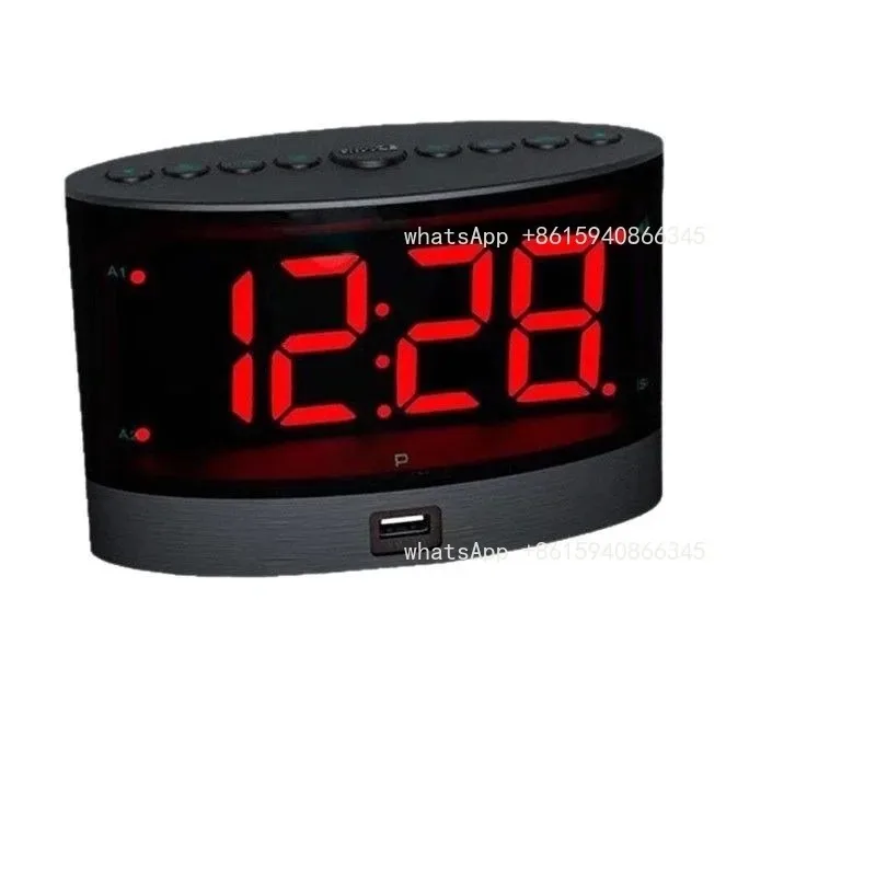 Wireless Vibration Clock, Deaf and Mute, Hearing Impaired, Elderly Wake-up Artifact, Alarm, Home Alarm Clock