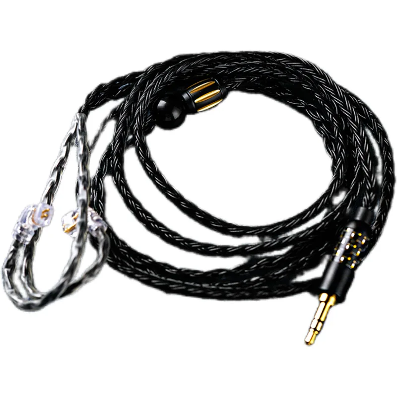 ND 16 Strand Headphone Upgrade Cable Silver-plated Wire 3.5/4.4/2.5mm To 0.75/0.78 Balanced Plug Audio Cable