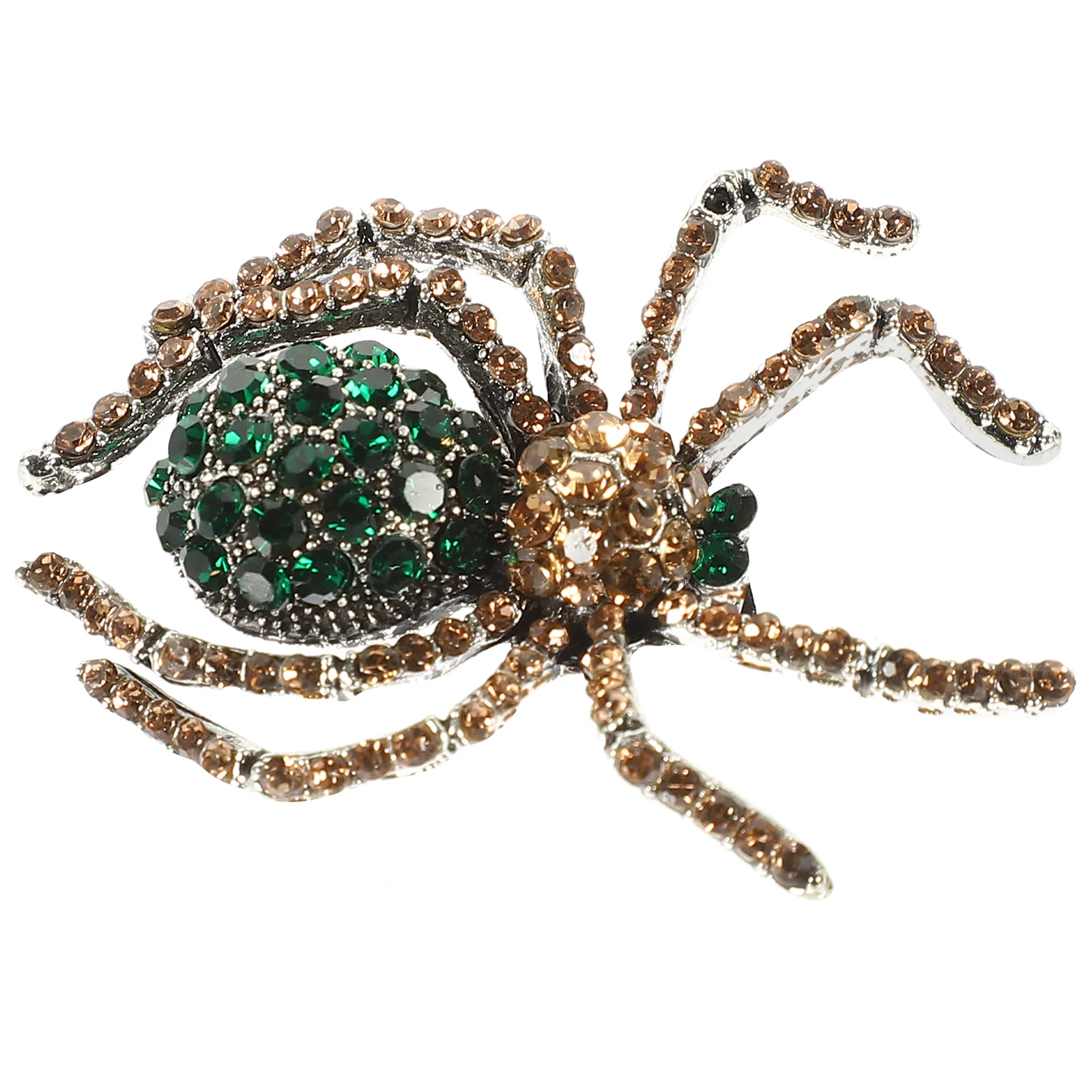 Spider Halloween Brooch Woman Costume Jewelry Cute Rhinestones Clothing Pin