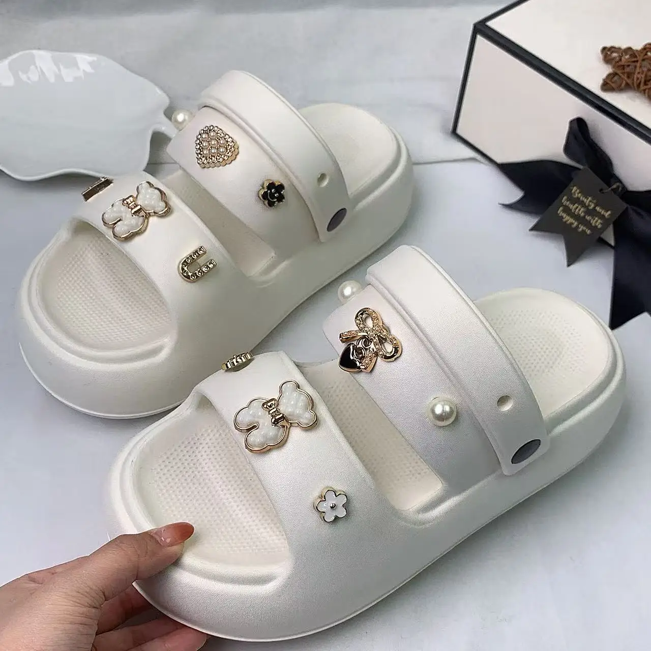 Cross Border Slippers Cross-Border Stepping Comfort Slippers For