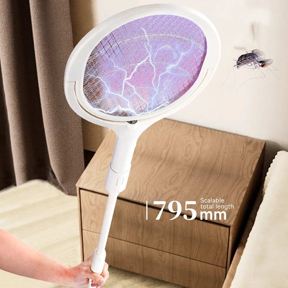 

5In1 3500V Mosquito Killer Lamp 90 Degree Rotatable Multifunction Angle Electric Bug Zapper USB Rechargeable Mosquito Swatter