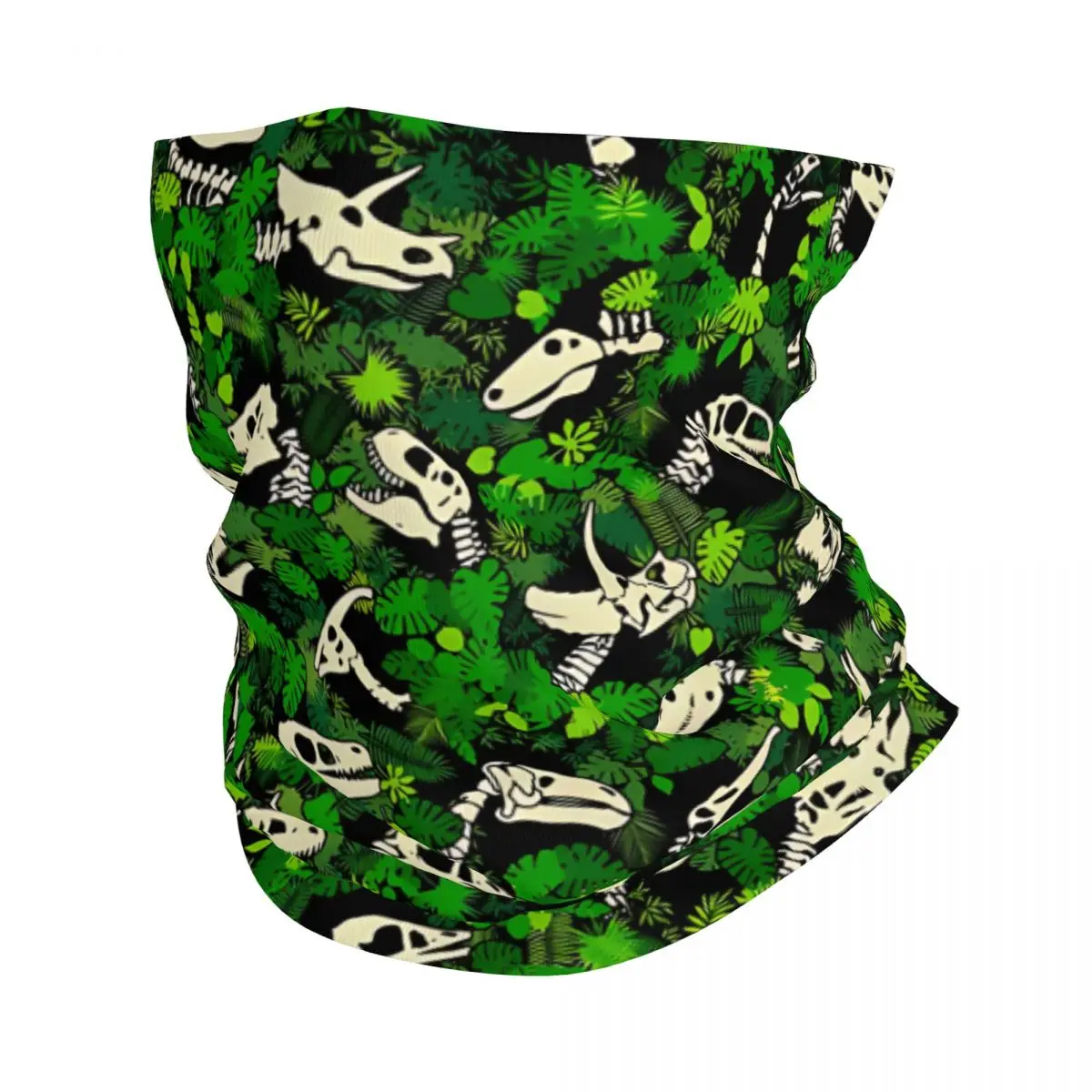 Paleontology Dinosaur Lover Fossil Thin Bandana Neck Gaiter Wrap Scarf Headband Neck Cover