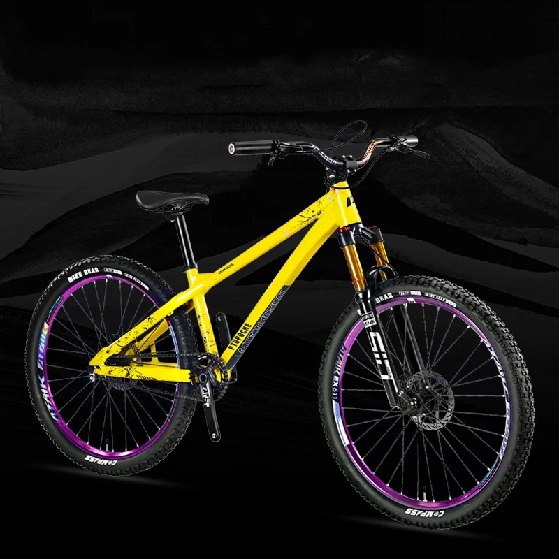 

Single Speed DJ MTB Bike 26inch Wheelset One Speed BMX Mountain Bikes Hydraulic Disc Brake Thru Axle Aluminum Alloy Frame