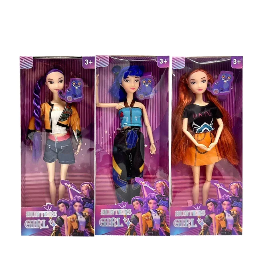 جديد سوبر لطيف 2025 جديد أنيمي 30 سنتيمتر K-Pop الشيطان هنتر دمية L لعبة رومي ميلا زوي