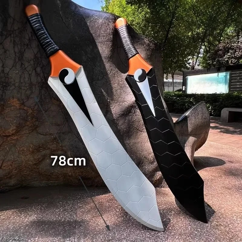 78cm Cosplay Accessories Double Knife Wooden Sword Fate Stay Night Archer Class Twin Swords Anime Party Costume Props