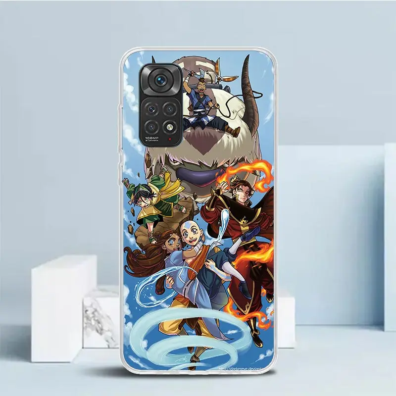 Anime Avatar The Last Airbender Phone Case For Xiaomi Redmi Note 13 12S 12 11S 11 11T 11E Pro Plus 10S 10 9S 9 8T 8 7 + Soft TPU