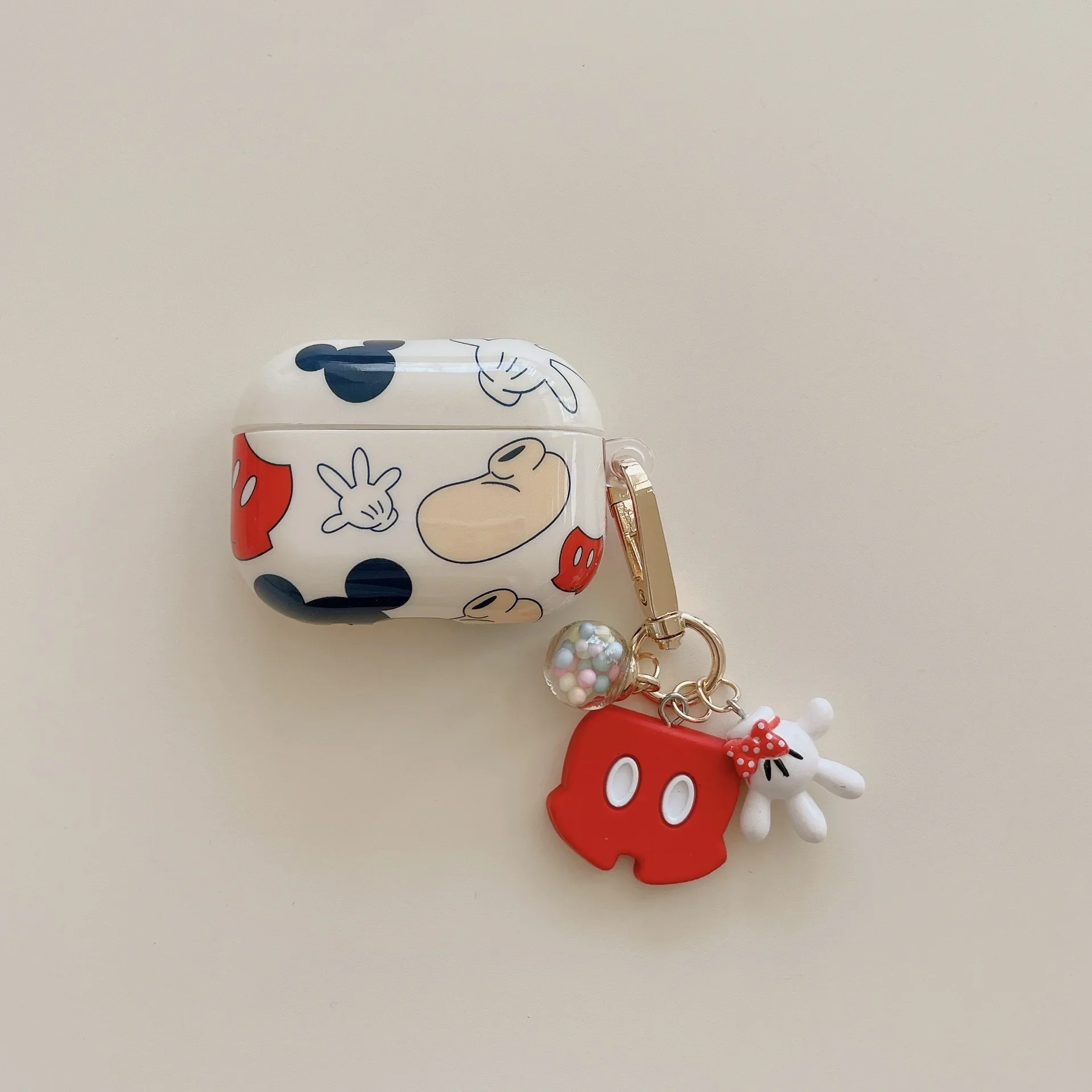 Disney Mickey Minnie Maus Fall für Airpods Pro 2, schützende Bluetooth-Kopfhörer TPU-Abdeckung für Airpods Pro Fall für Mädchen Männer