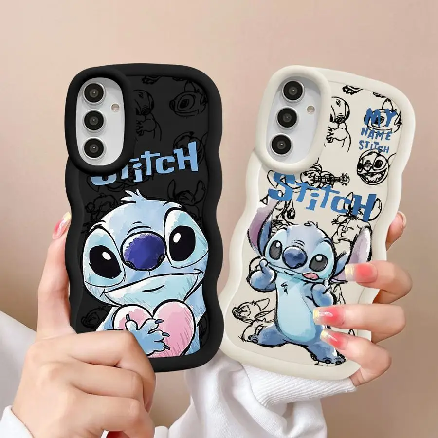 Disney Lovely Stitch Phone case for Samsung Galaxy A20 A50 A03 A02s A03 A30 Core A04 e A05 A05s A06 A21s A51 A11 4G case