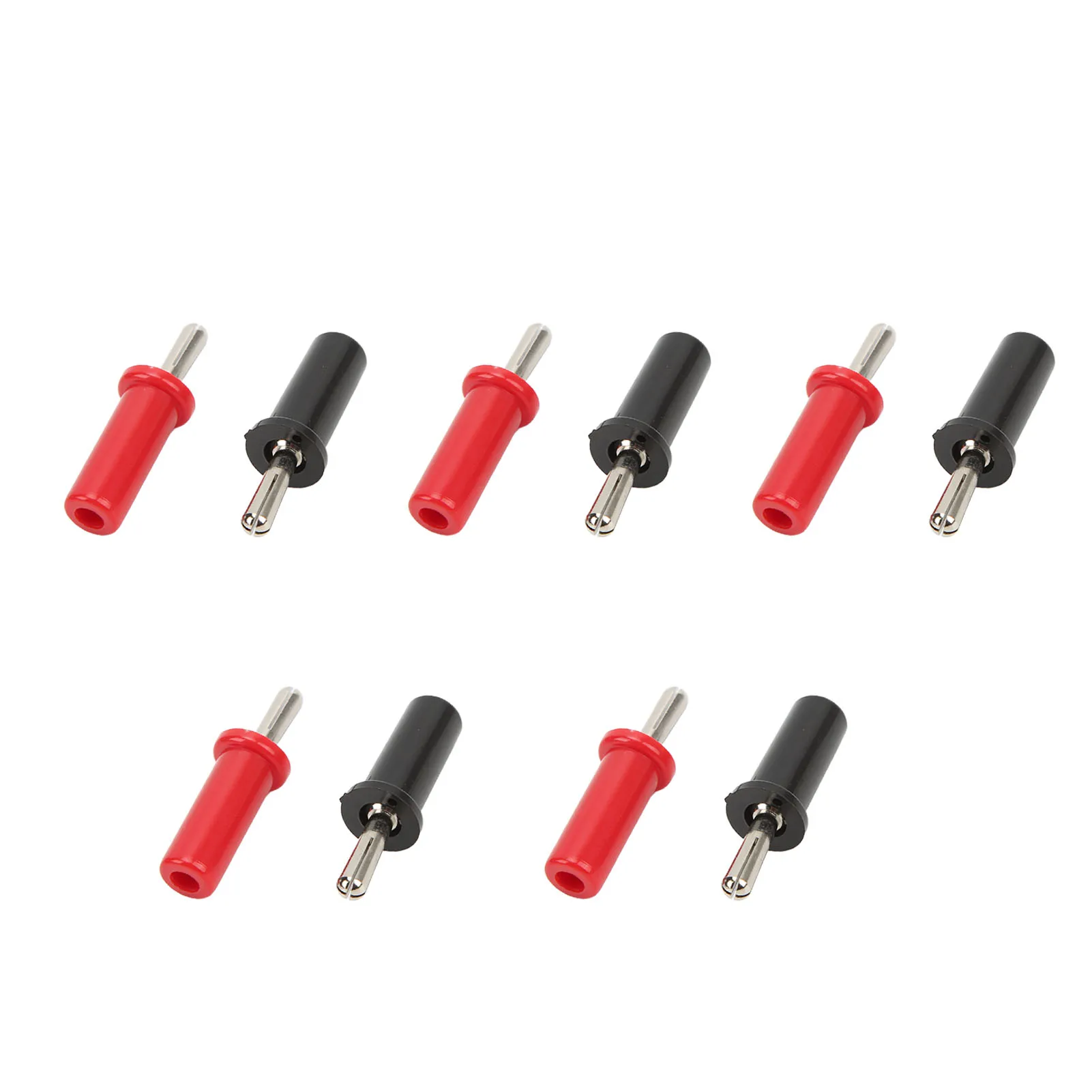 Banaanadapter Soldeertype Vergulde bananenstekker Rood Zwart voor luidsprekerdraden