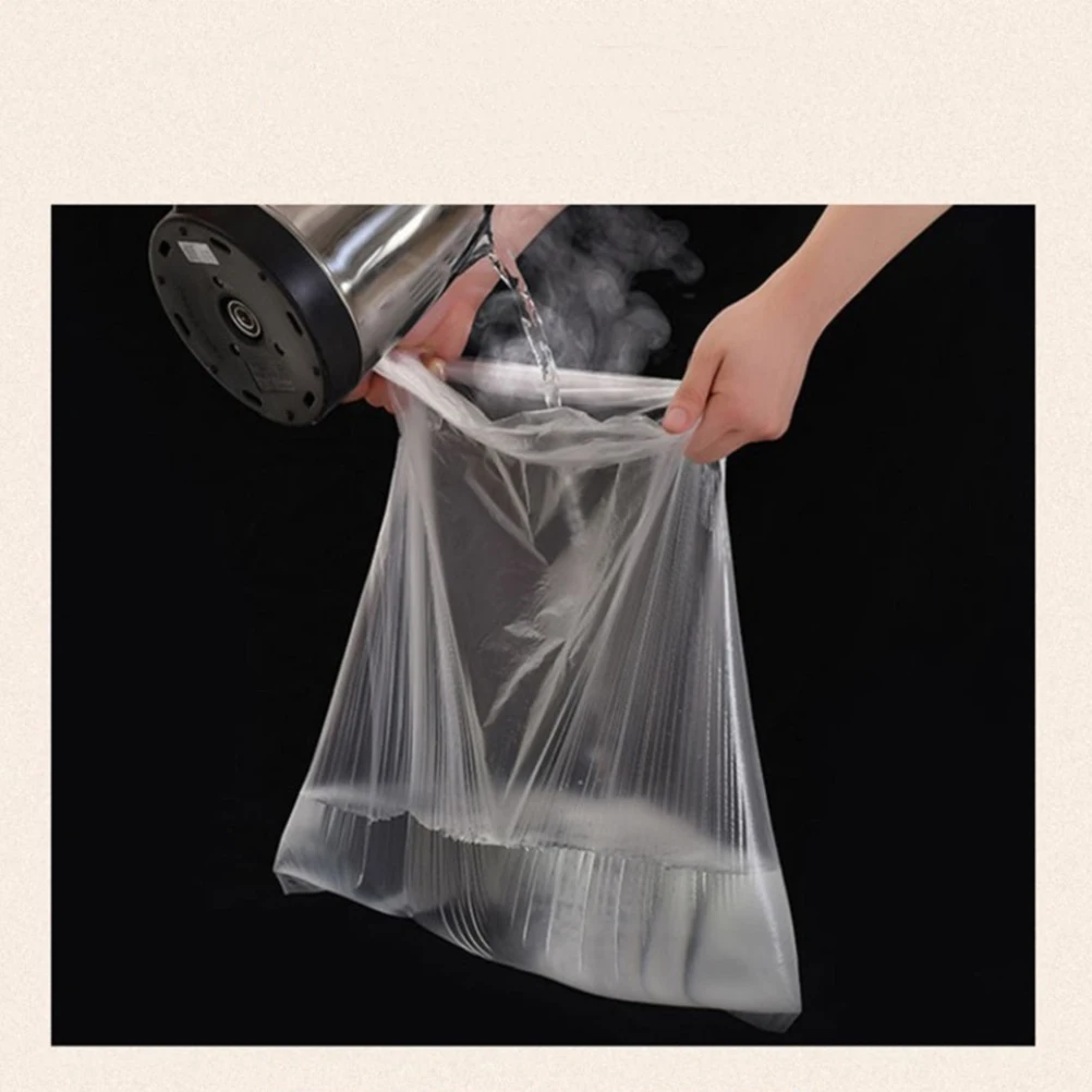 

2 Packs Disposable Foot Bath Bag Soaking Liner for Spa Salon Home Use PE Material Heat Resistant Waterproof Breathable Footcare