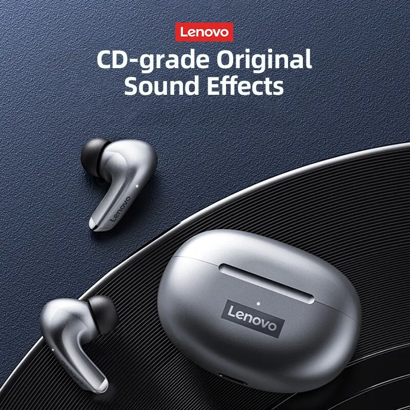 Choice Lenovo LP5 Wireless Bluetooth Earbuds HiFi Music Earphones Headphones Sports Waterproof Headset With Mic Earbuds Business